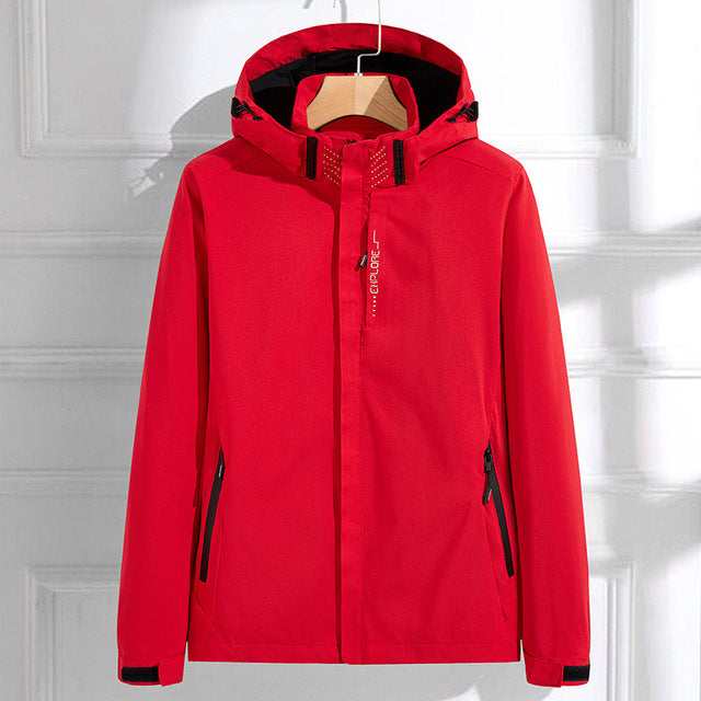 Elaine | Hooded Zip-Up Waterproof Rain Jacket