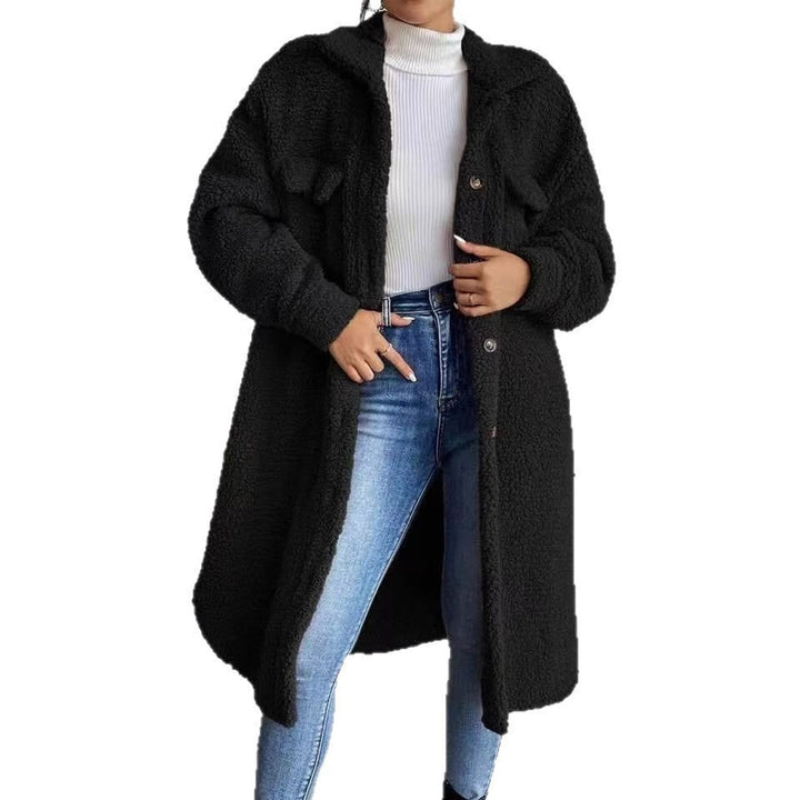 Gillian | Longline Teddy Button-Front Coat