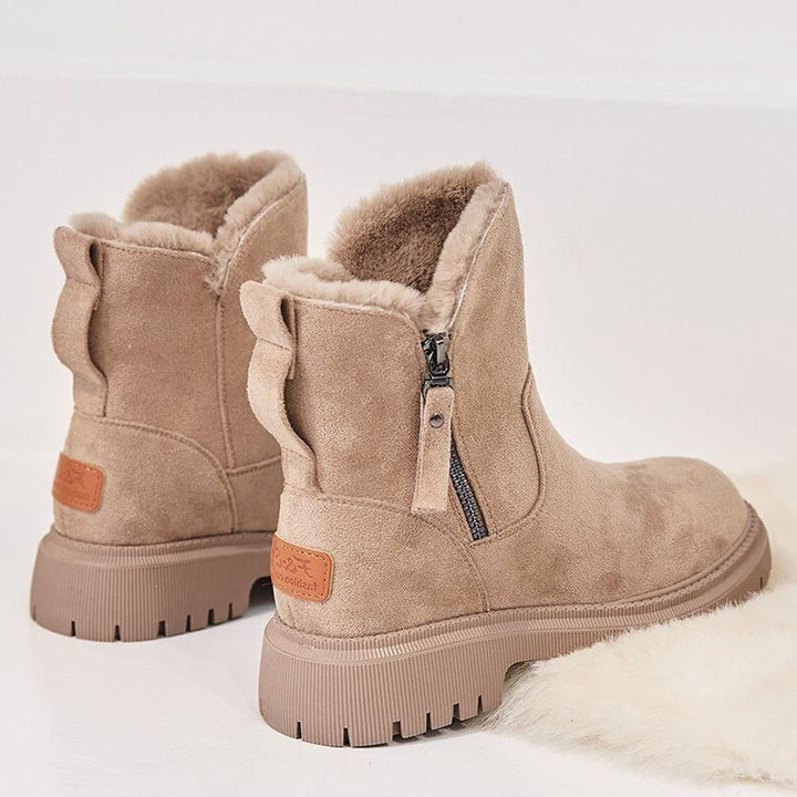 Gloria | Fleece-Lined Platform Ankle Boots