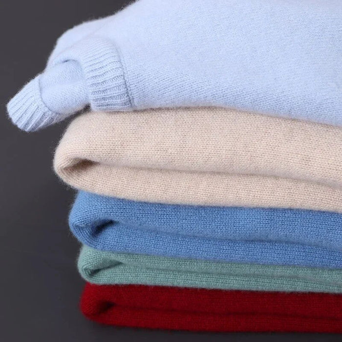 Harvey | Crew Neck Ribbed Trim Knit Jumper