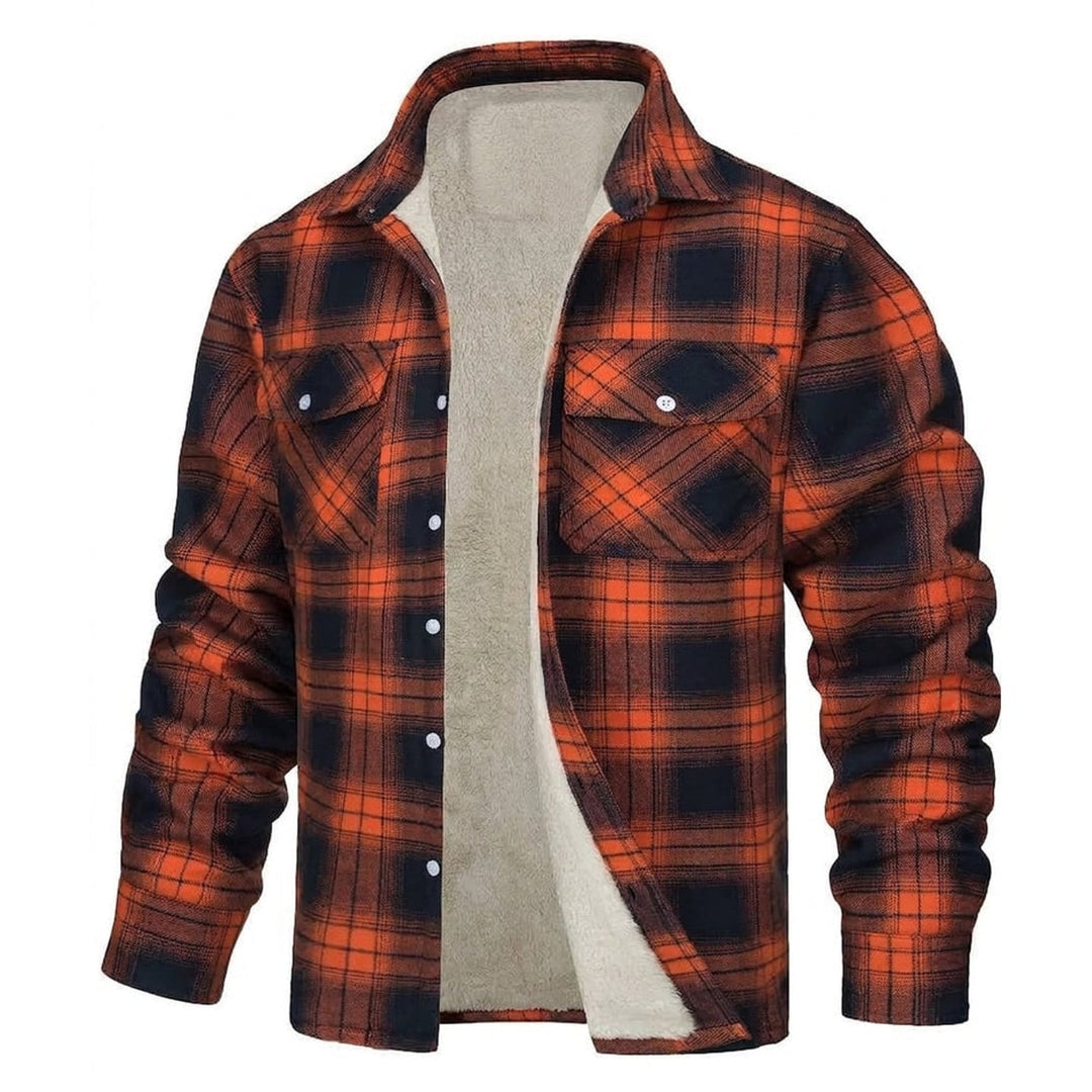James | Sherpa Lined Checked Shirt Jacket