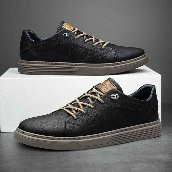 Jeffrey | Lace-Up Low-Top Casual Trainers