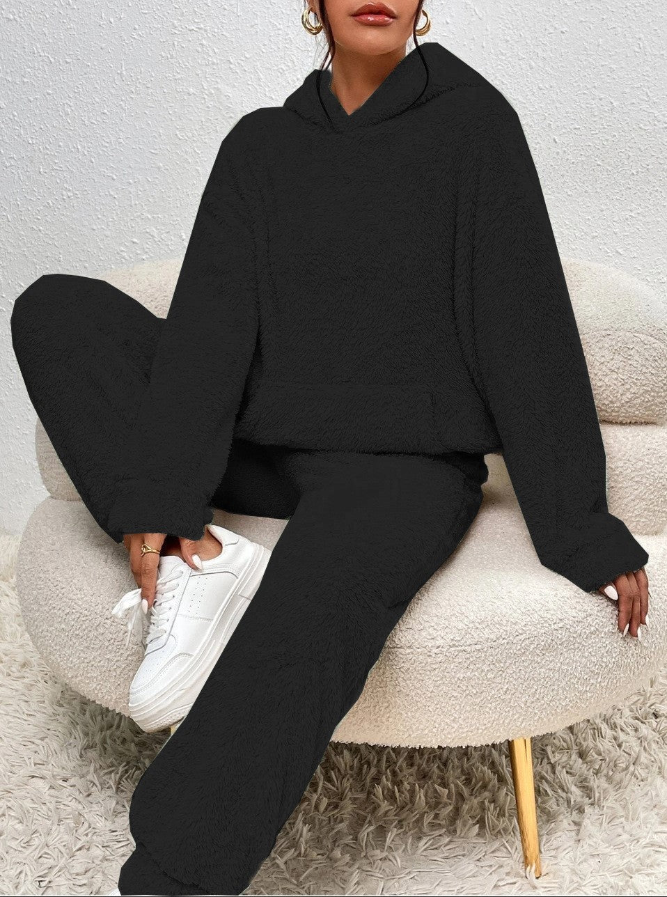 Jemma | Hooded Fleece Loungewear Co-ord Set