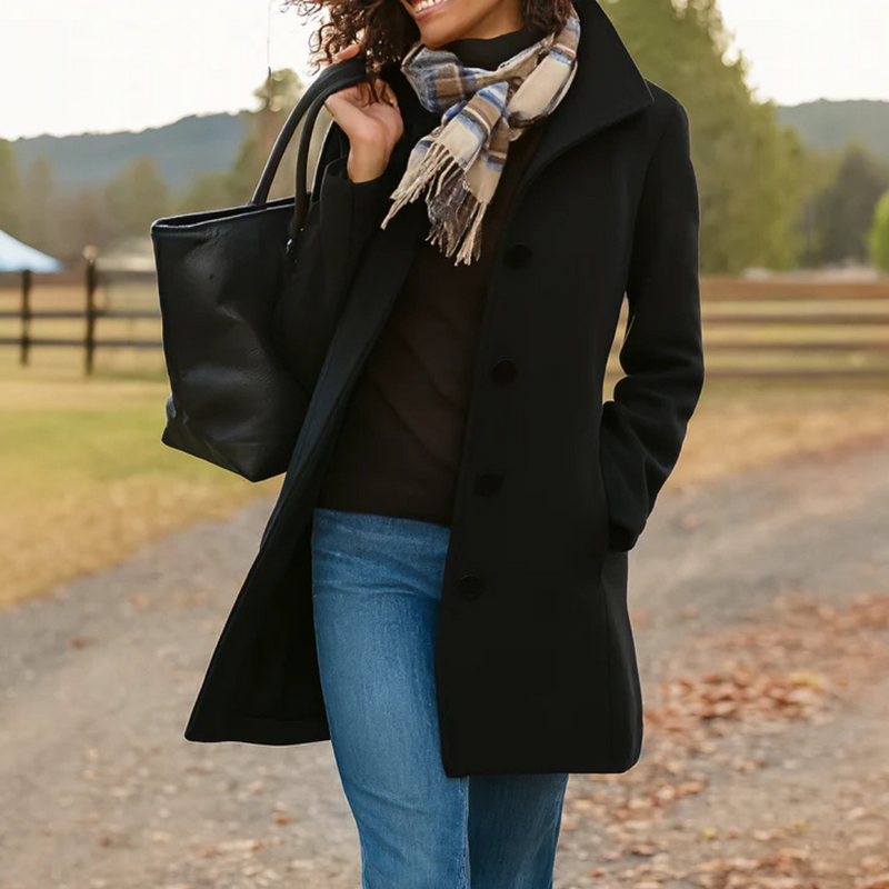 Karen | Hooded Button-Up Longline Coat