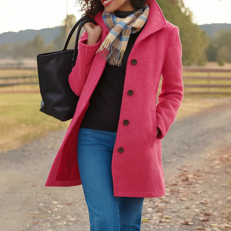 Karen | Hooded Button-Up Longline Coat