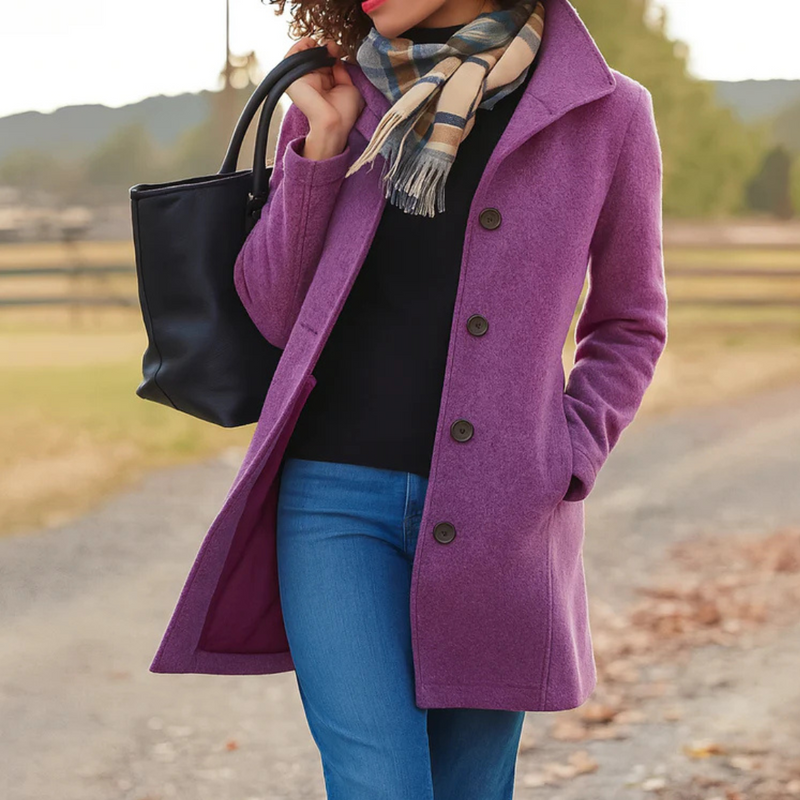 Karen | Hooded Button-Up Longline Coat