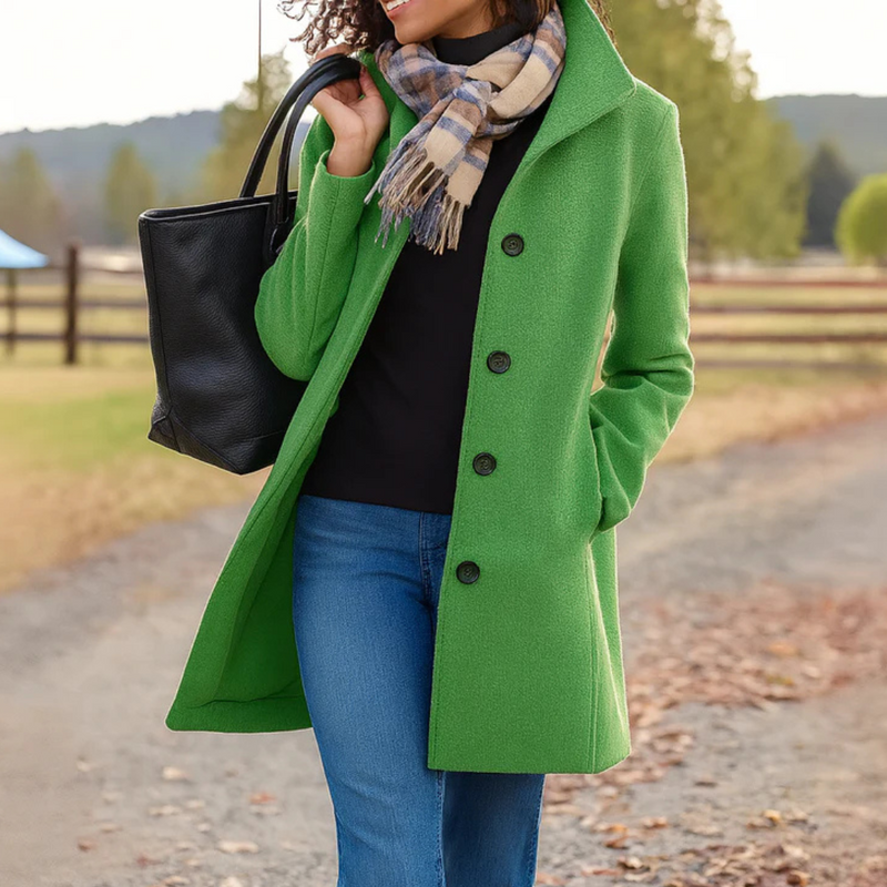 Karen | Hooded Button-Up Longline Coat