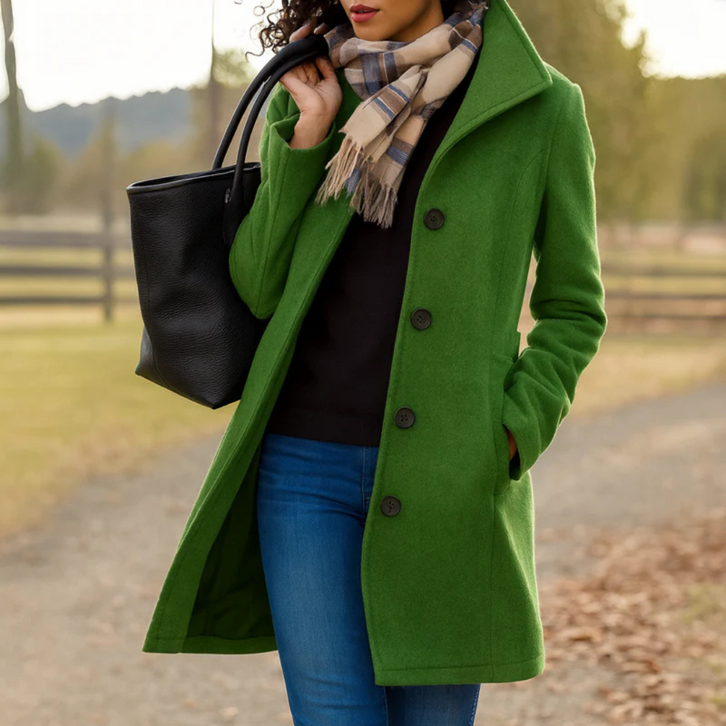 Karen | Hooded Button-Up Longline Coat