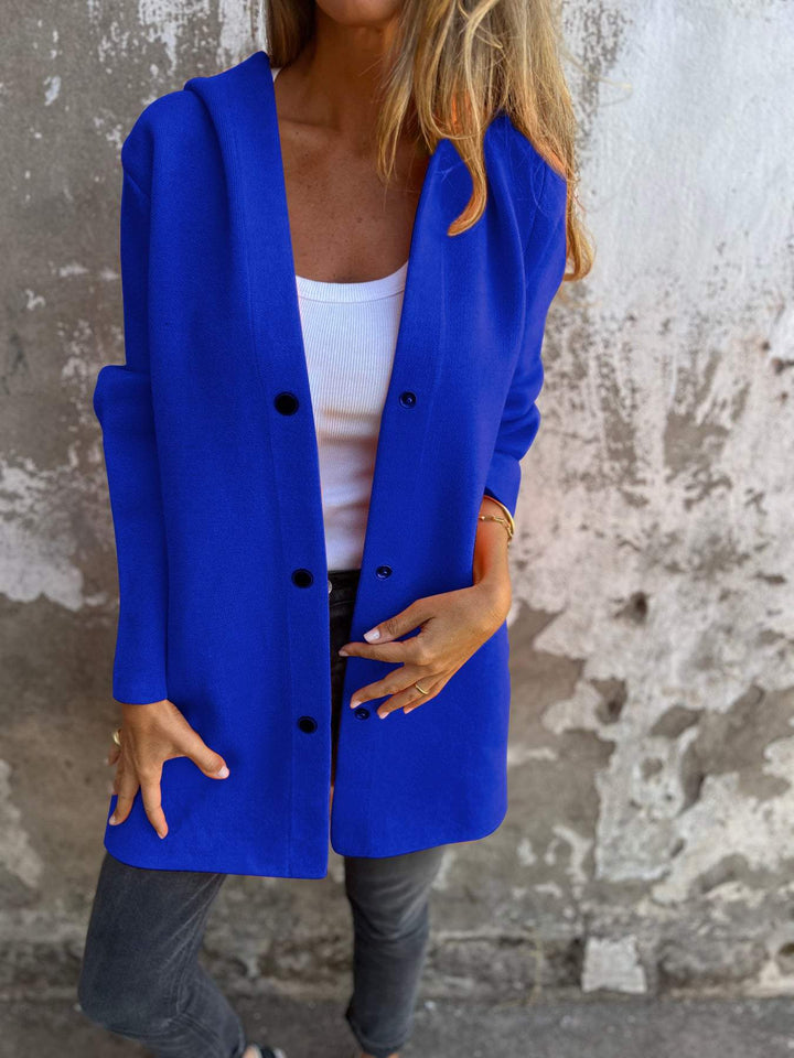 Kristin | Hooded Longline Knit Cardigan