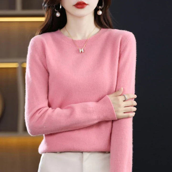 Marissa | Crew Neck Long Sleeve Knit Jumper