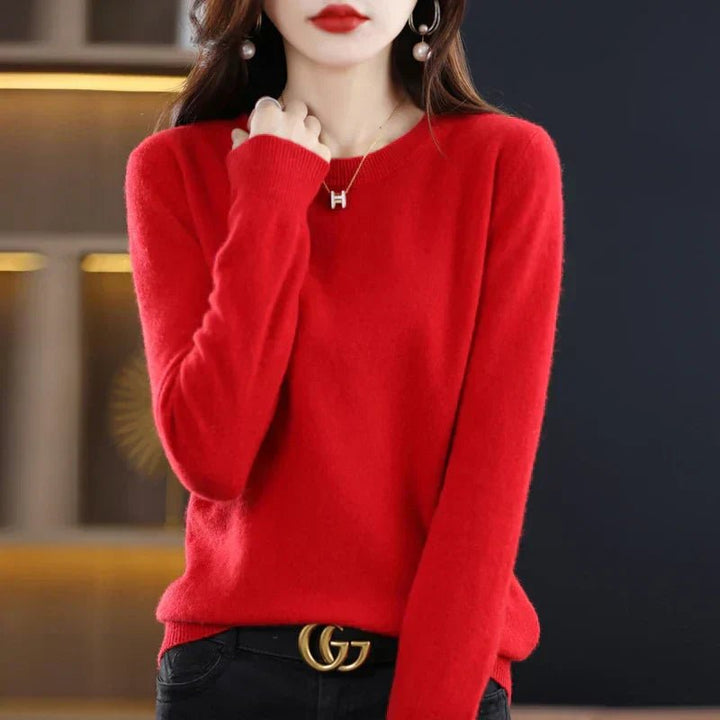 Marissa | Crew Neck Long Sleeve Knit Jumper