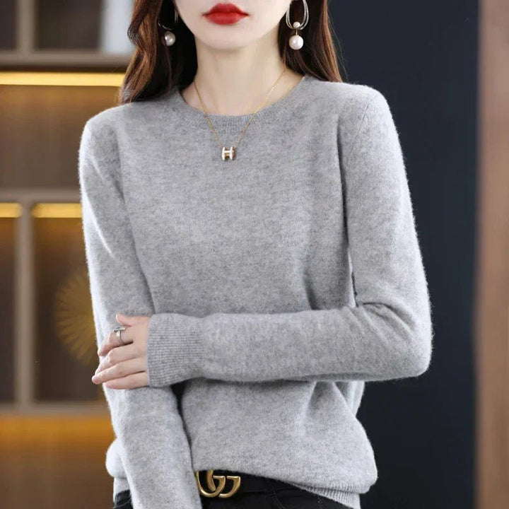 Marissa | Crew Neck Long Sleeve Knit Jumper