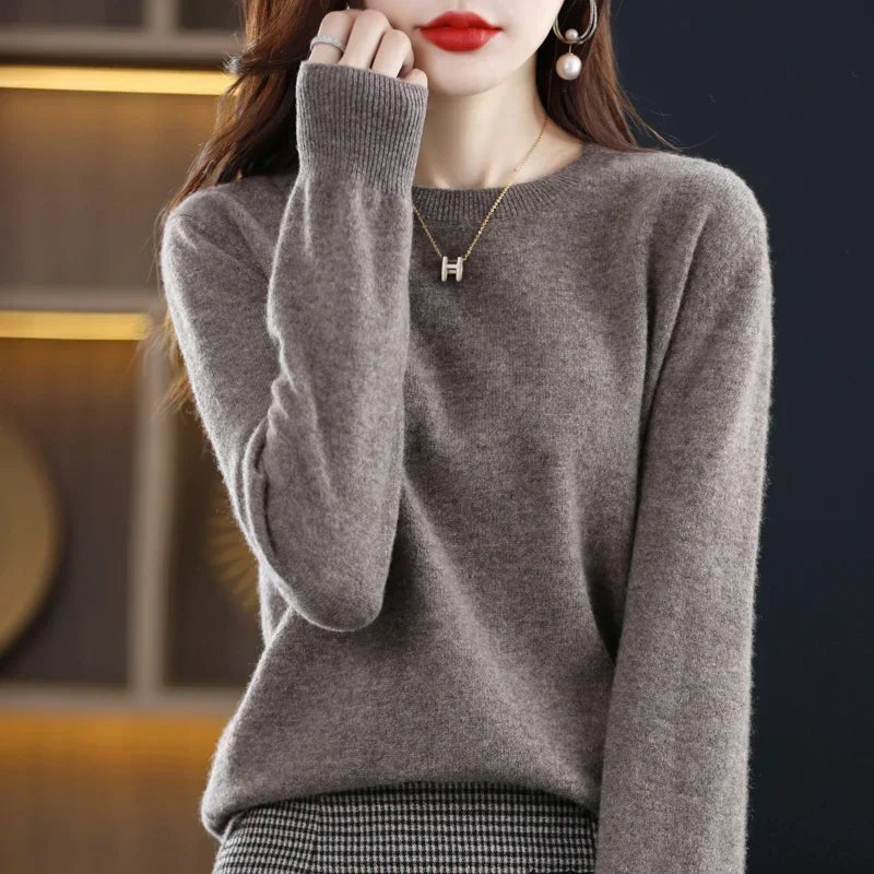 Marissa | Crew Neck Long Sleeve Knit Jumper