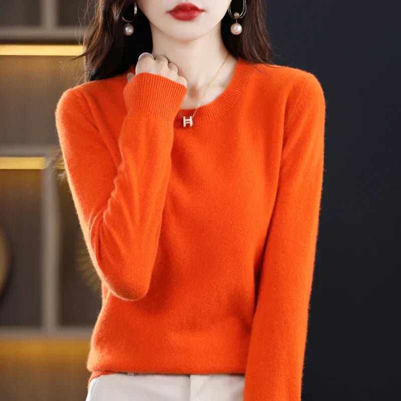 Marissa | Crew Neck Long Sleeve Knit Jumper