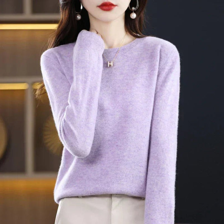 Marissa | Crew Neck Long Sleeve Knit Jumper