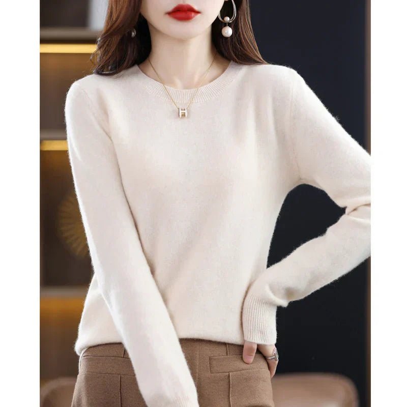 Marissa | Crew Neck Long Sleeve Knit Jumper