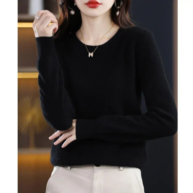 Marissa | Crew Neck Long Sleeve Knit Jumper