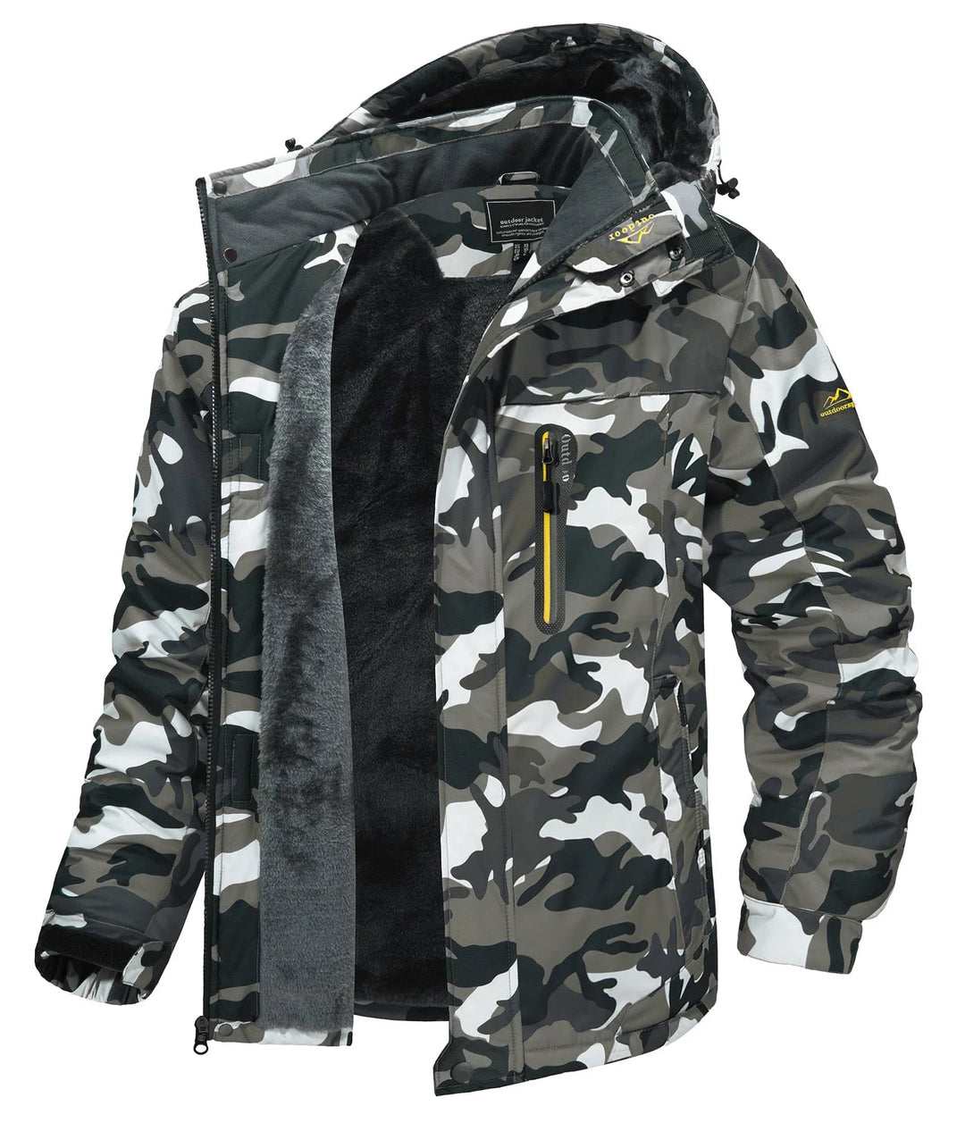 Mark | Fleece Lined Hooded Ski Jacket