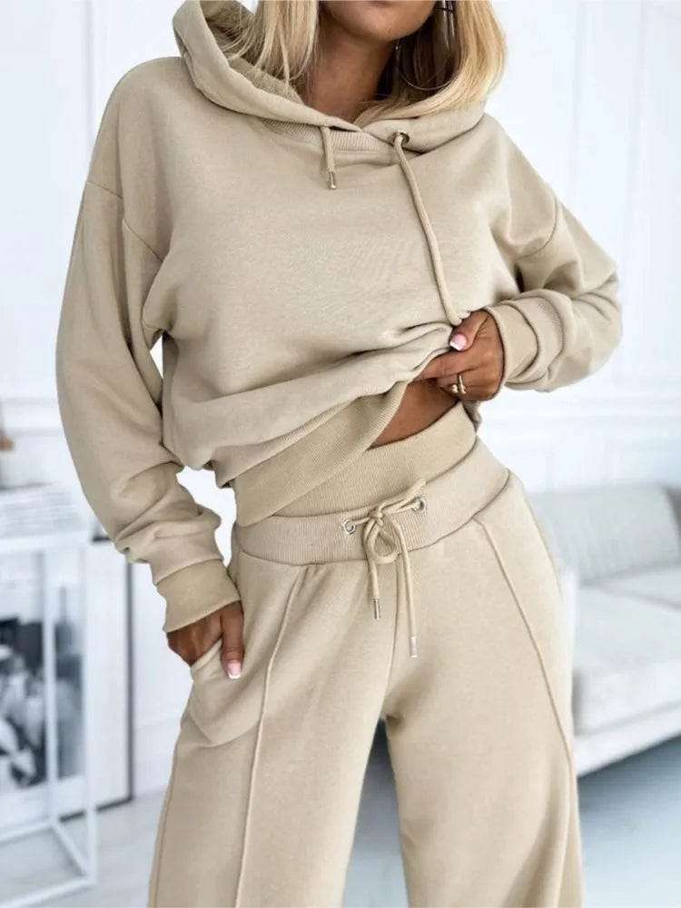 Morgan | Hooded Sweatshirt And Jogger Set