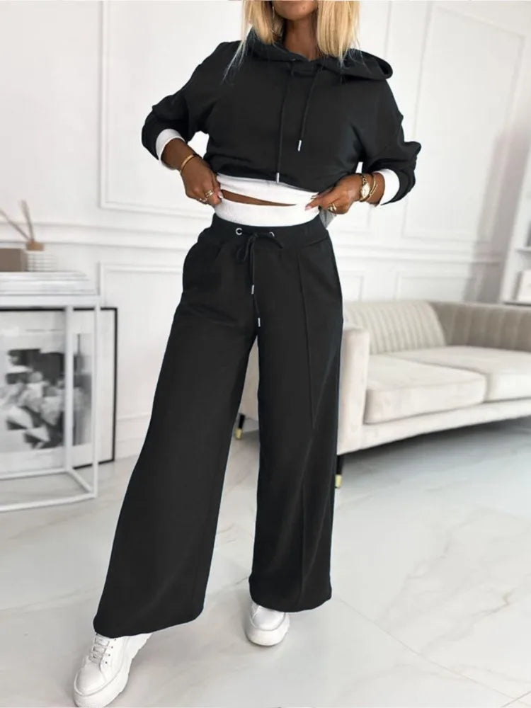 Morgan | Hooded Sweatshirt And Jogger Set