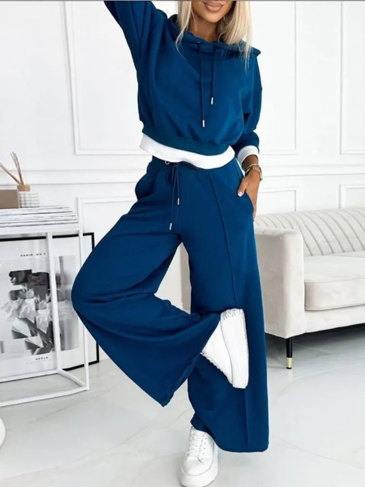 Morgan | Hooded Sweatshirt And Jogger Set