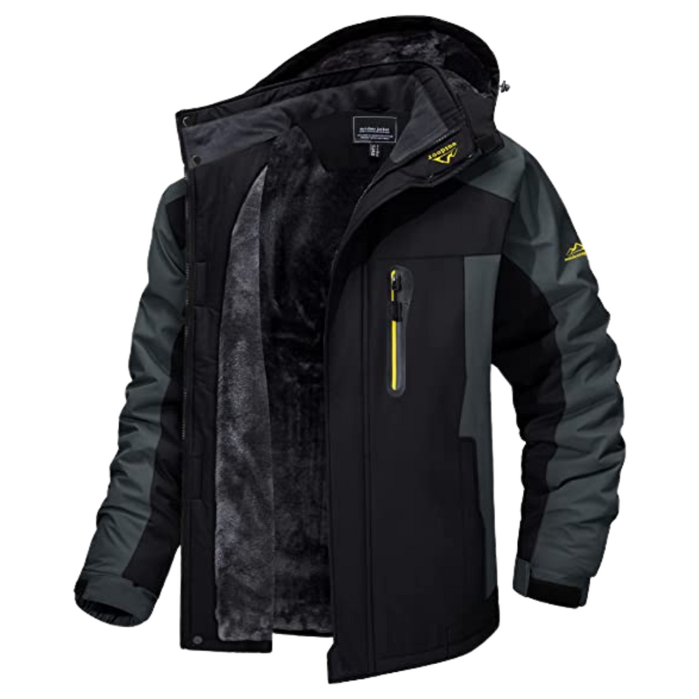 Roger | Hooded Fleece Lined Winter Jacket