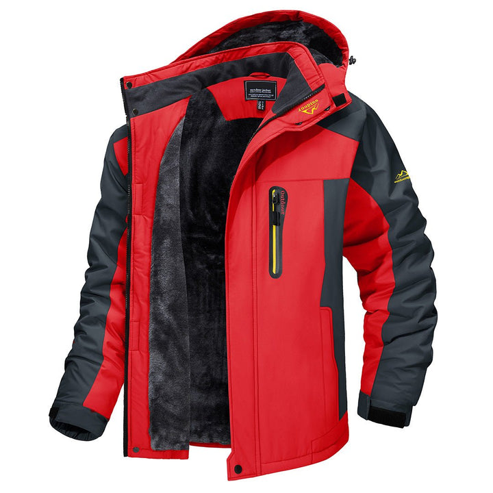 Roger | Hooded Fleece Lined Winter Jacket