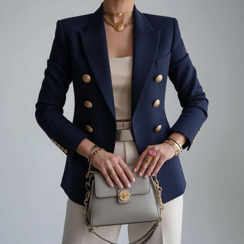 Stella | Double-Breasted Tailored Blazer