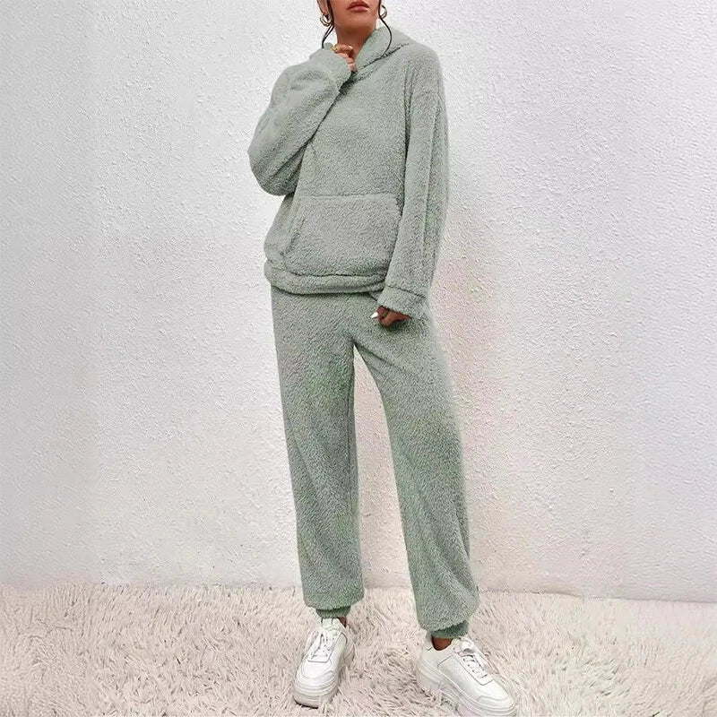Susan | Hooded Fleece Lounge Set