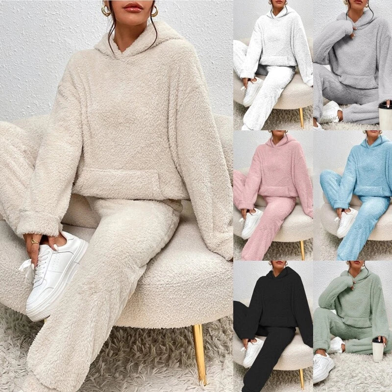 Susan | Hooded Fleece Lounge Set