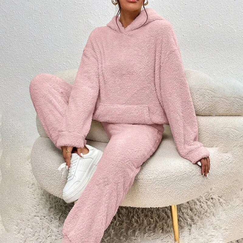 Susan | Hooded Fleece Lounge Set