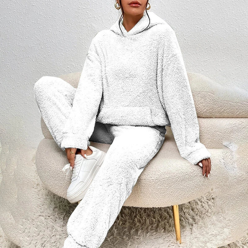 Susan | Hooded Fleece Lounge Set