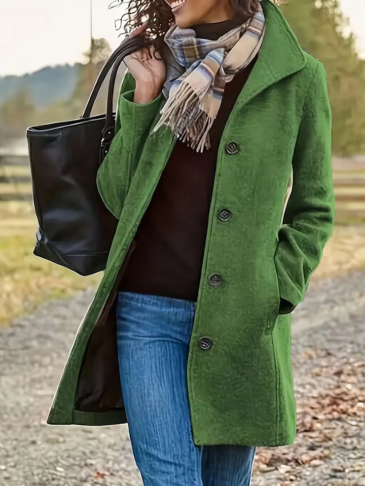 Sydney | Single Breasted Longline Coat