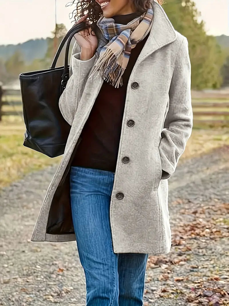 Sydney | Single Breasted Longline Coat