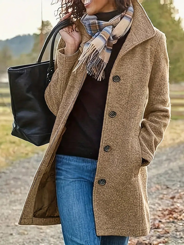 Sydney | Single Breasted Longline Coat